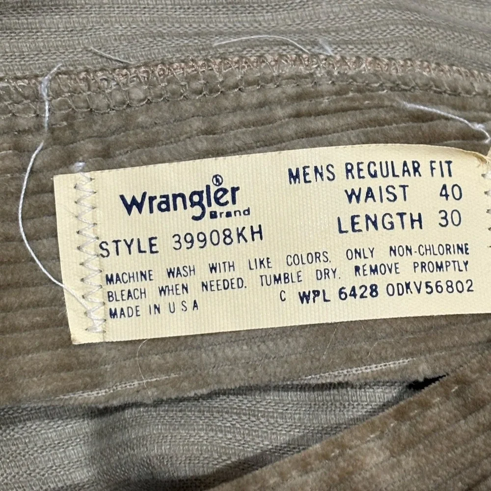 Wrangler vintage rugger
